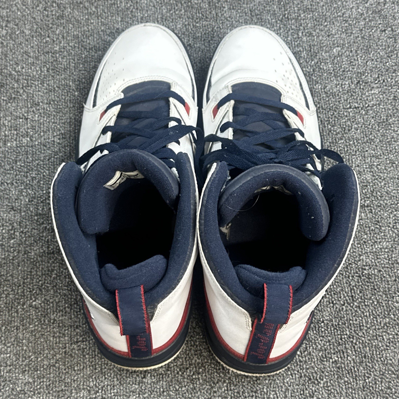 NIKE AIR JORDAN SC-2 WHITE-OBSIDIAN BLUE-GYM RED "USA" SZ 15 [454050-107]