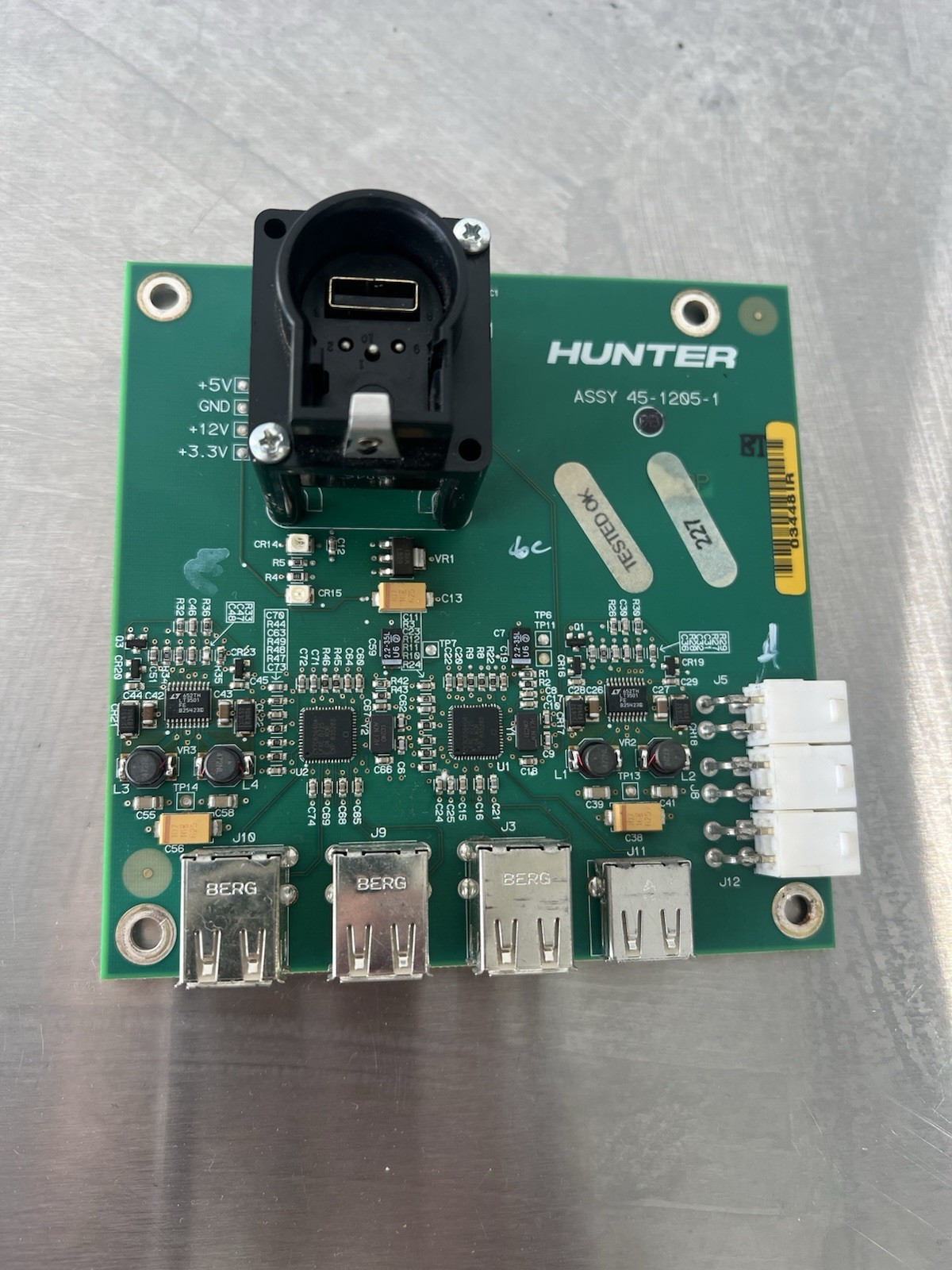 Hunter Alignment Beam Hub Board 45-1205-1. Tested.