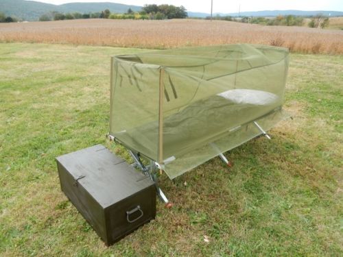 Personnel Berthing Kits, (Sleeping Units), FOOT LOCKER, COT, POLES, SLEEPING BAG