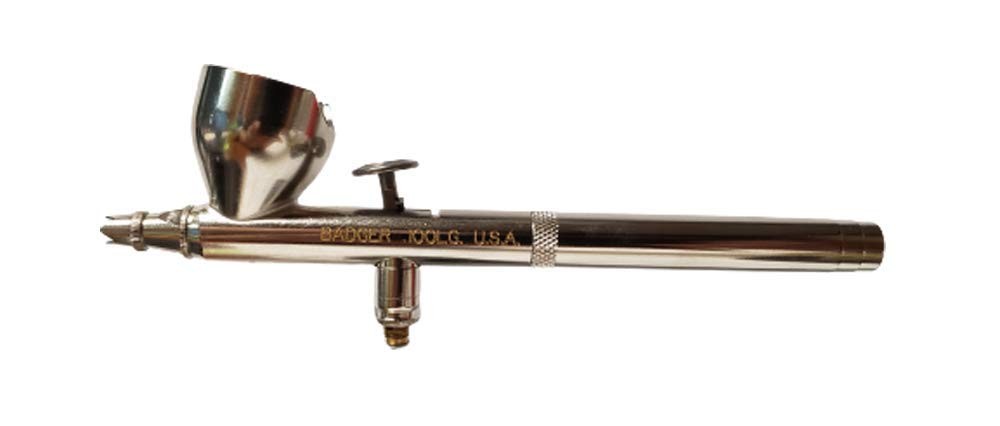 Badger Air-Brush Co. 100-6 (LG-H) Gravity Feed Large Head Airbrush, Large Cup, L