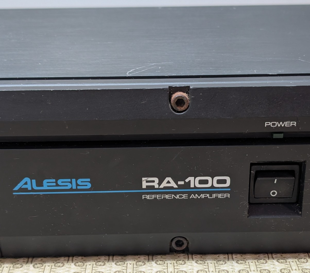 Alesis RA-100 Reference Amplifier for Rack Mount + Power Cord