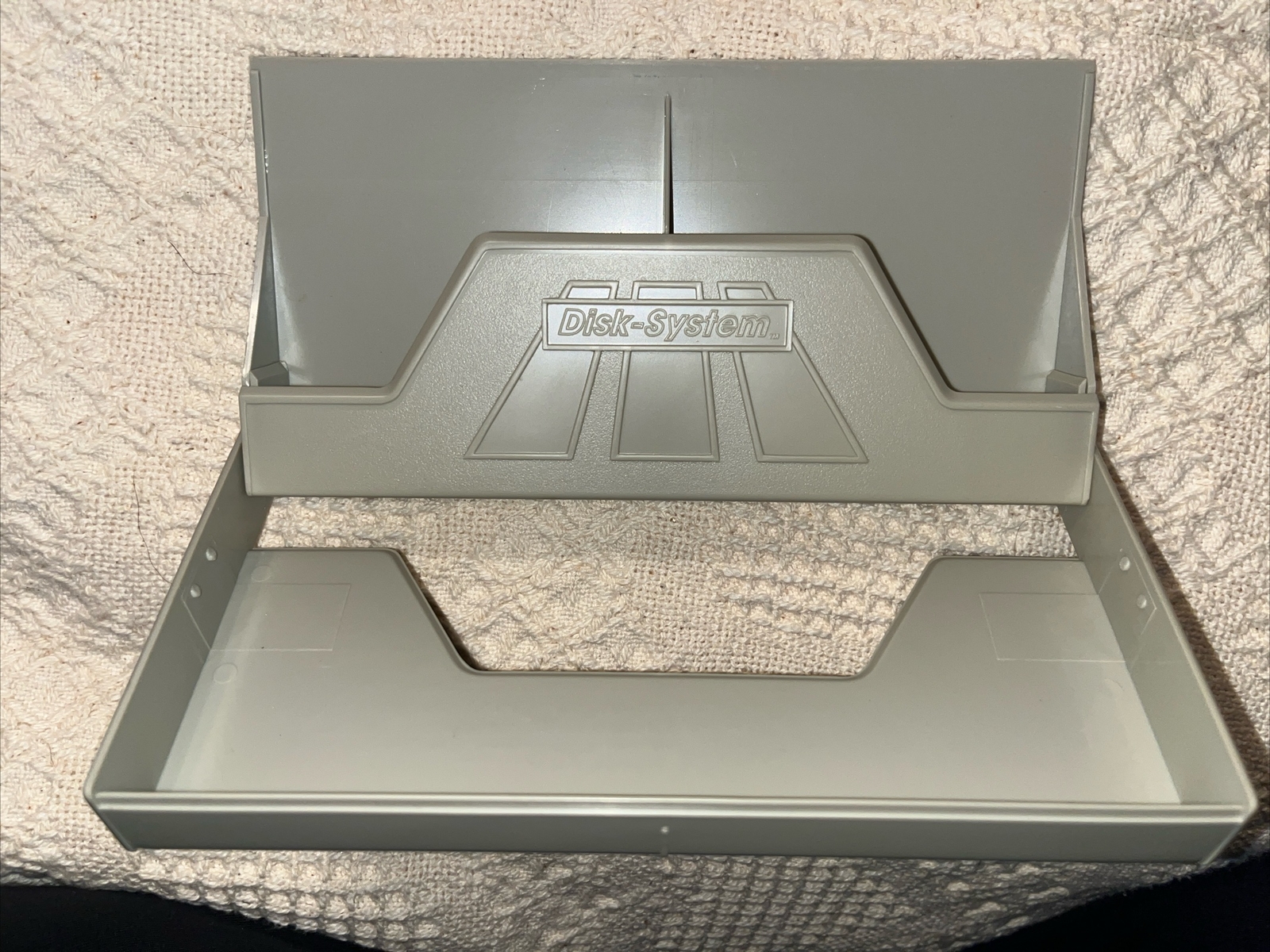 3.5" Floppy Disk Carrying Case Gray diskette Holder
