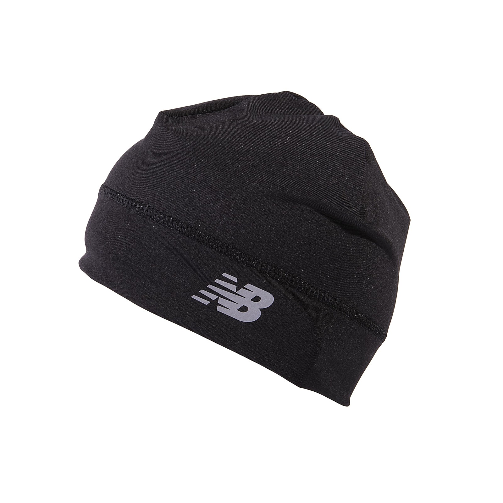 New Balance Lightweight Running/Athletic Skullcap Hat, One Size, Black