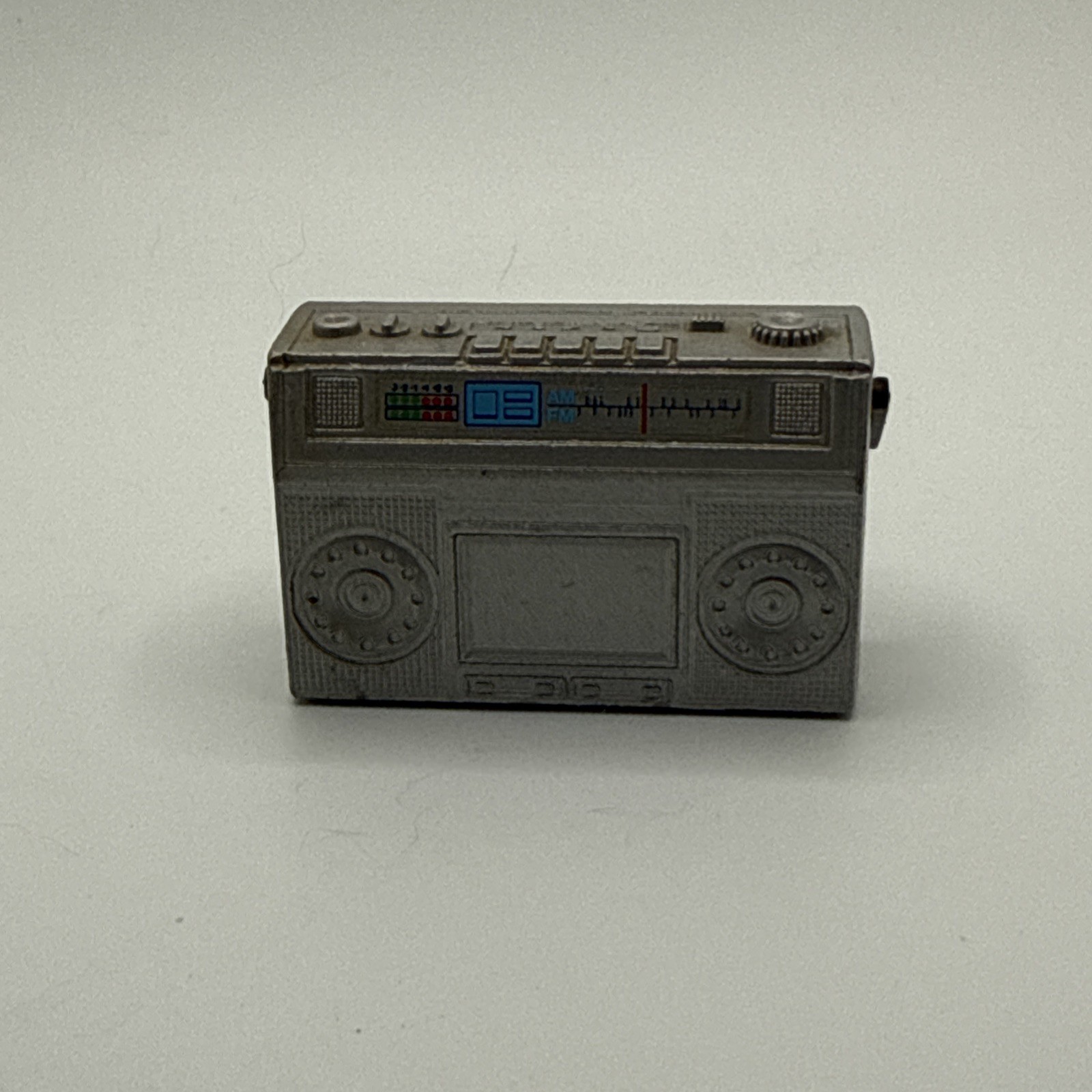 Vintage Boombox Radio Pencil Sharpener Diecast Metal Miniature Desk Decor