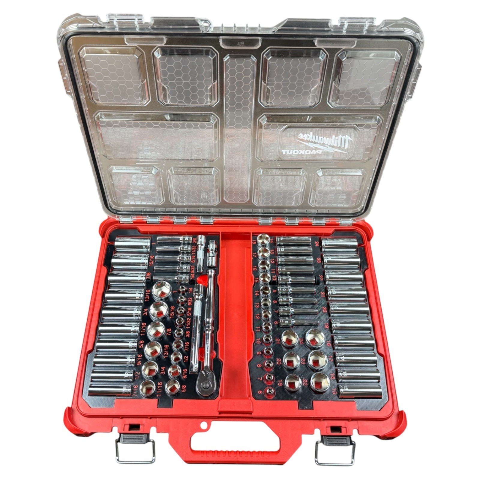 Tekton 3/8" SAE Socket Tray Milwaukee Packout 48-22-8431 — Clearance Second