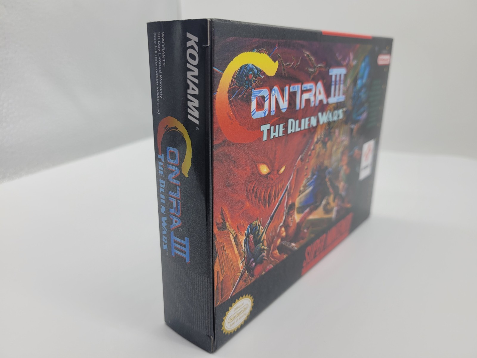 Contra III 3: The Alien Wars Box Only Super (SNES) REPLACEMENT BOX + INSERTS
