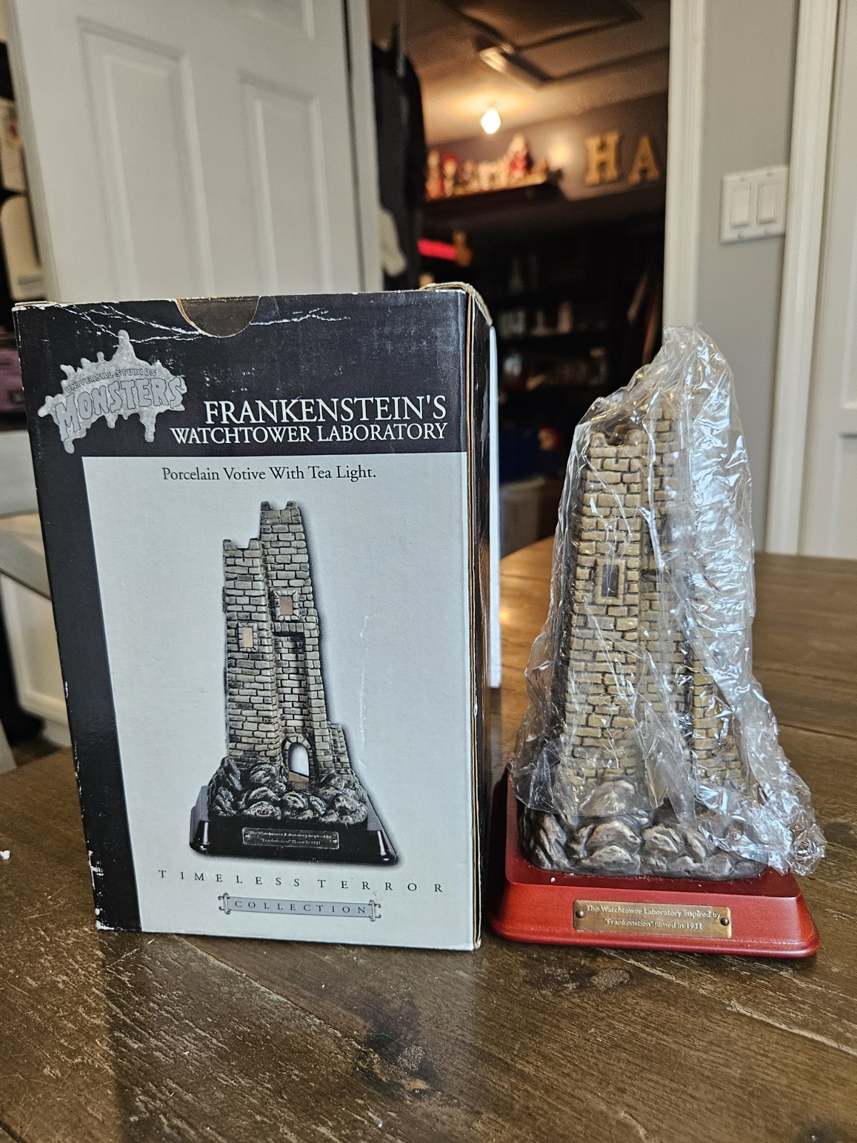 Universal Studios Timeless Terror Frankenstein's Watchtower Laboratory Votive