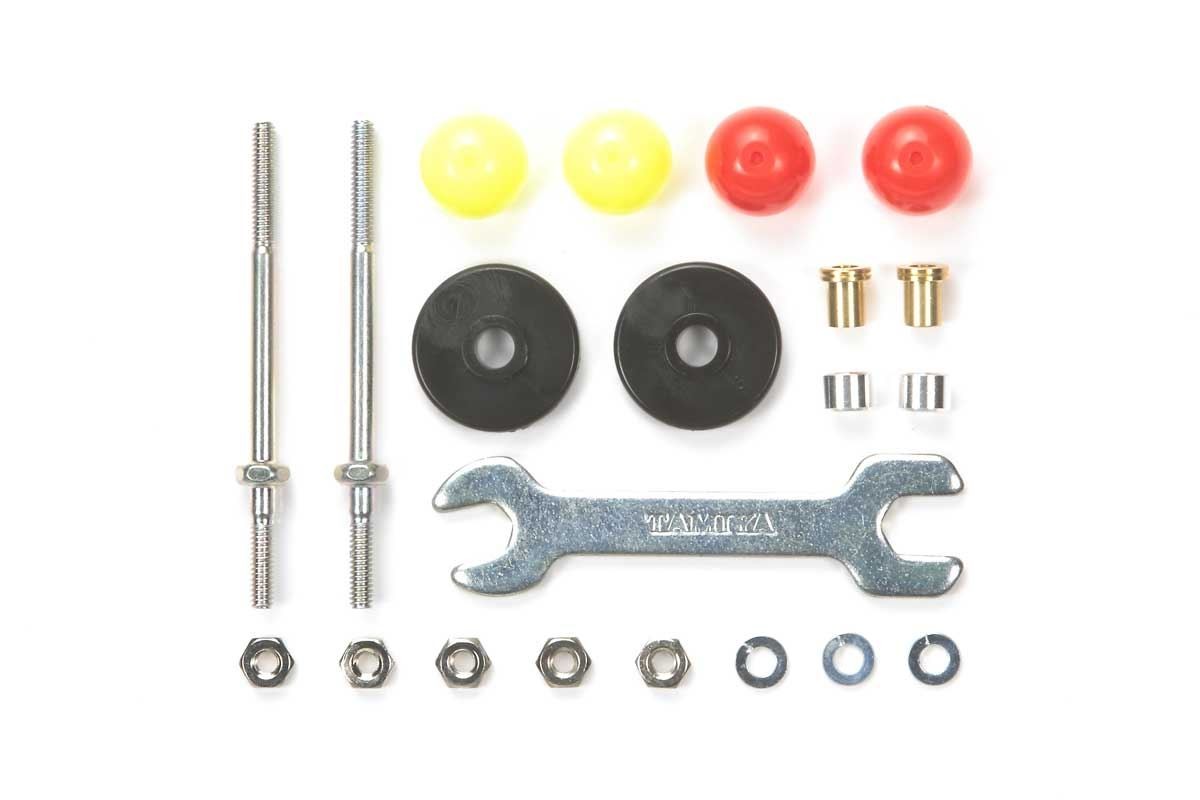 Tamiya - JR Plastic Roller Set, 13mm, Long Low Friction