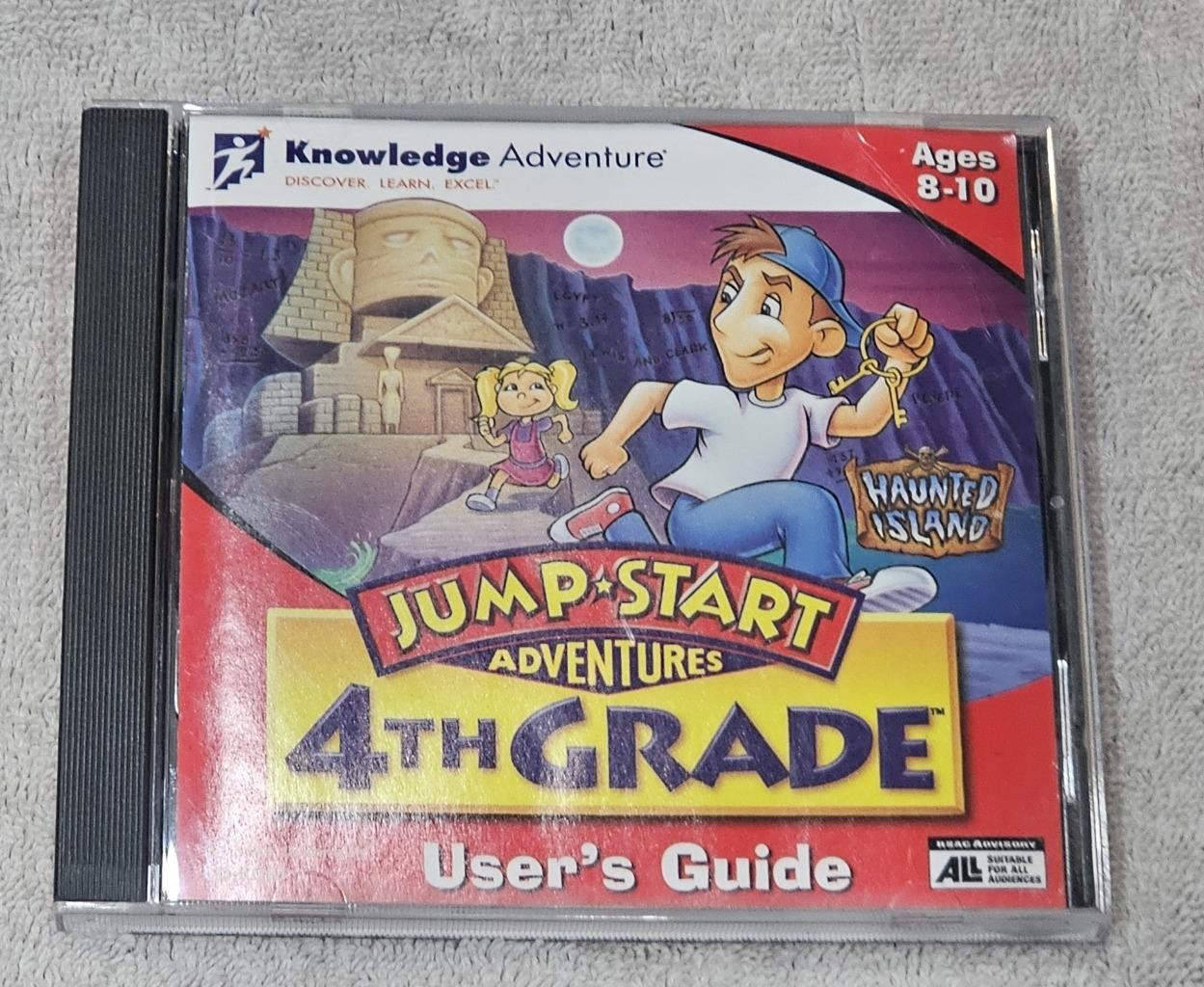 JumpStart 4th Grade (8-10yrs) - Educational Game, Learning System PC MAC CD-ROM