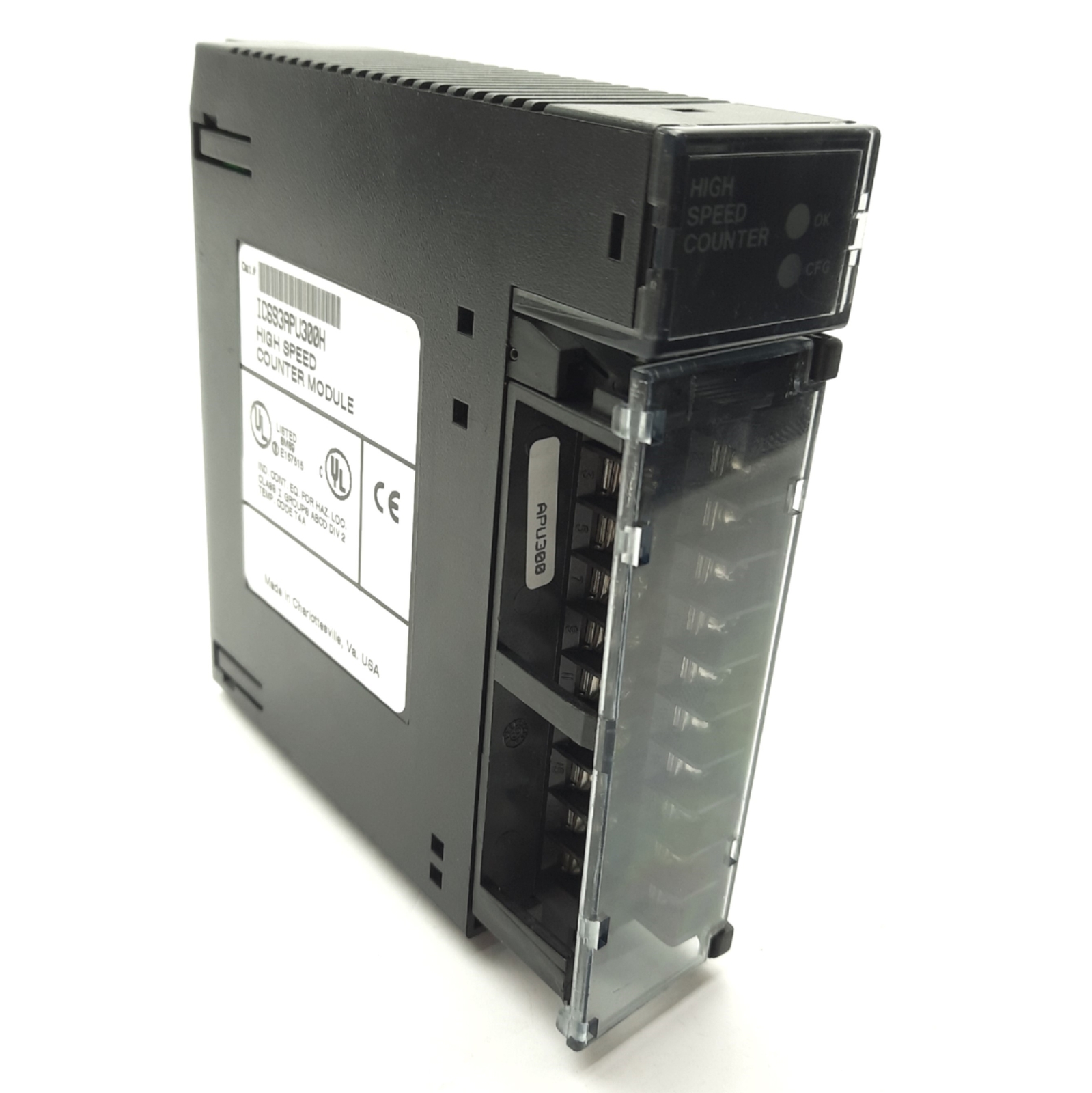 GE Fanuc IC693APU300H PLC High Speed Counter Module, 5/12/24VDC 80kHz-20Hz Input