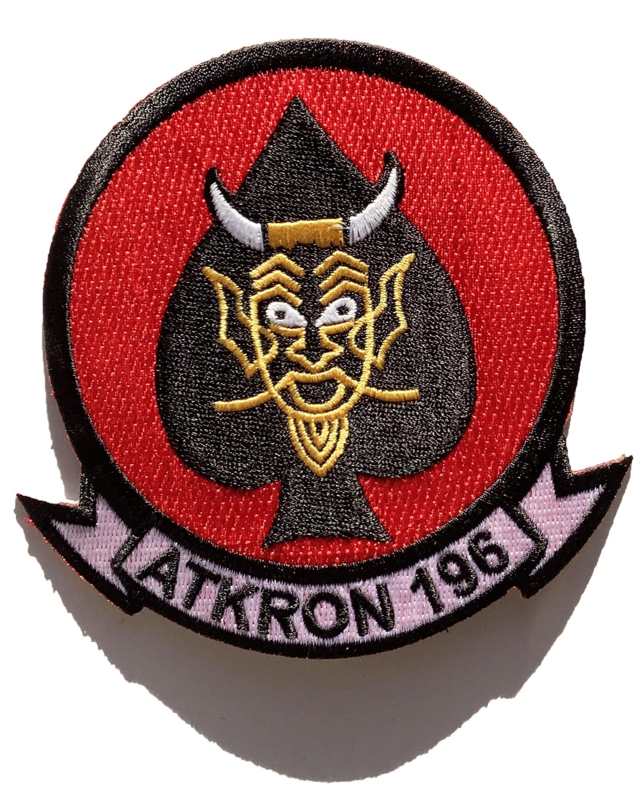 VA-196 Main Battery Squadron Patch  – Sew On, 4"