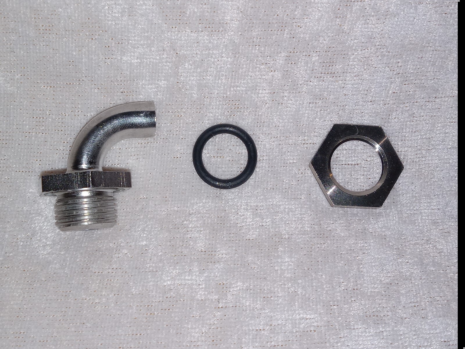 LOT OF 2 Wc-2962 Sprayhead Fitting with O Ring and 5/8 Lock Nut