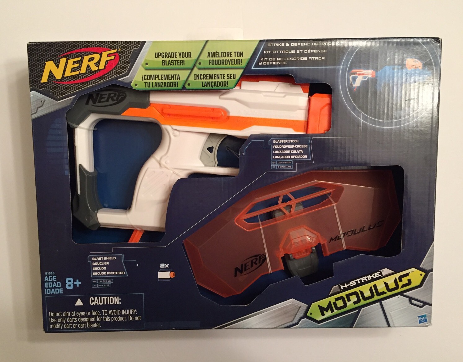 NERF Modulus Strike and Defend Upgrade Kit New in Box