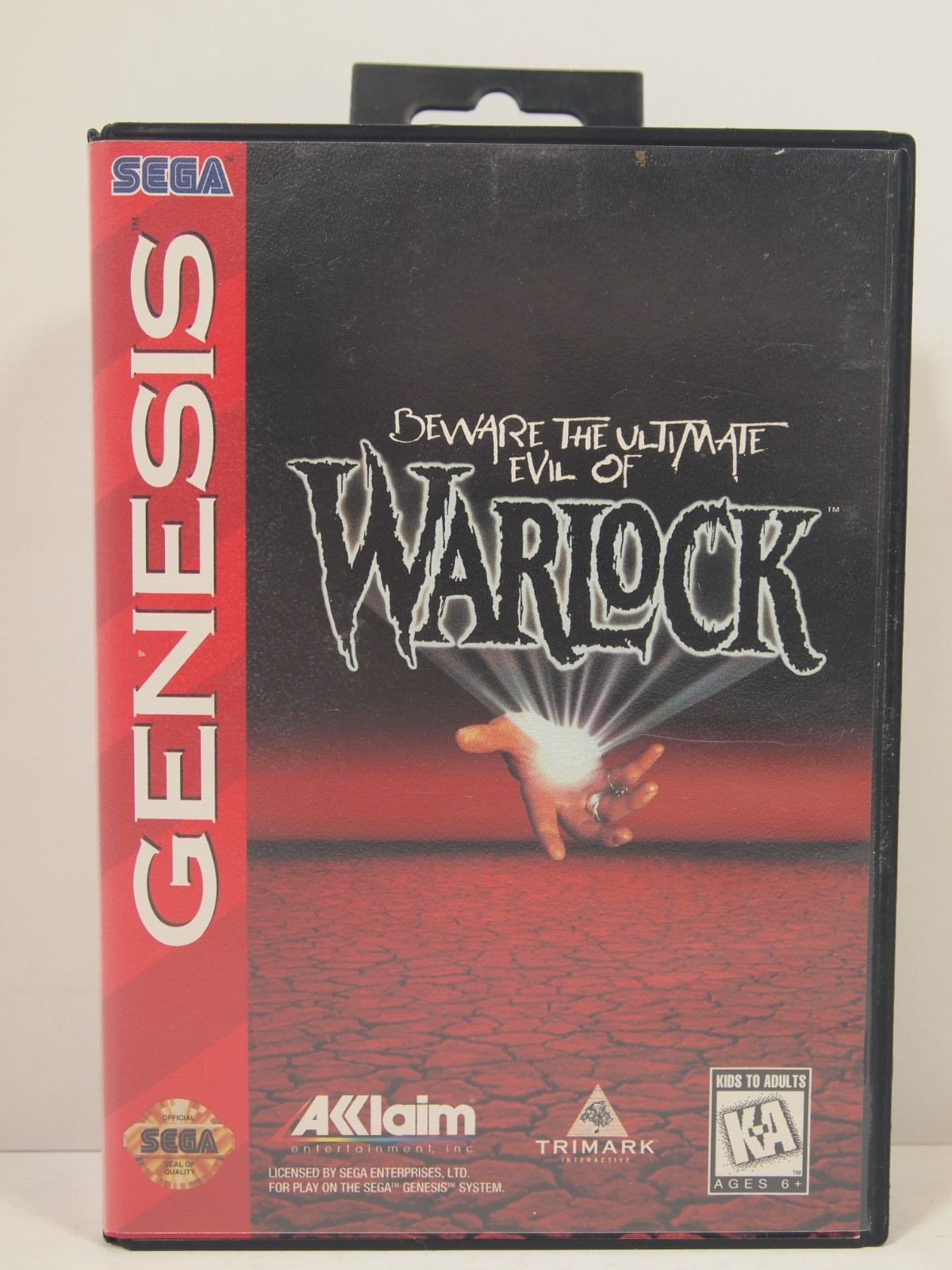 Warlock Case (SEGA Genesis) Authentic BOX ONLY