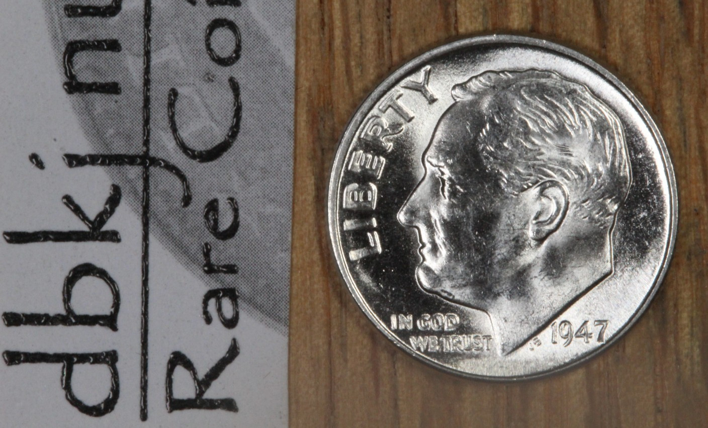 1947 D Roosevelt Dime 10¢ - BU - Choice to Gem Uncirculated