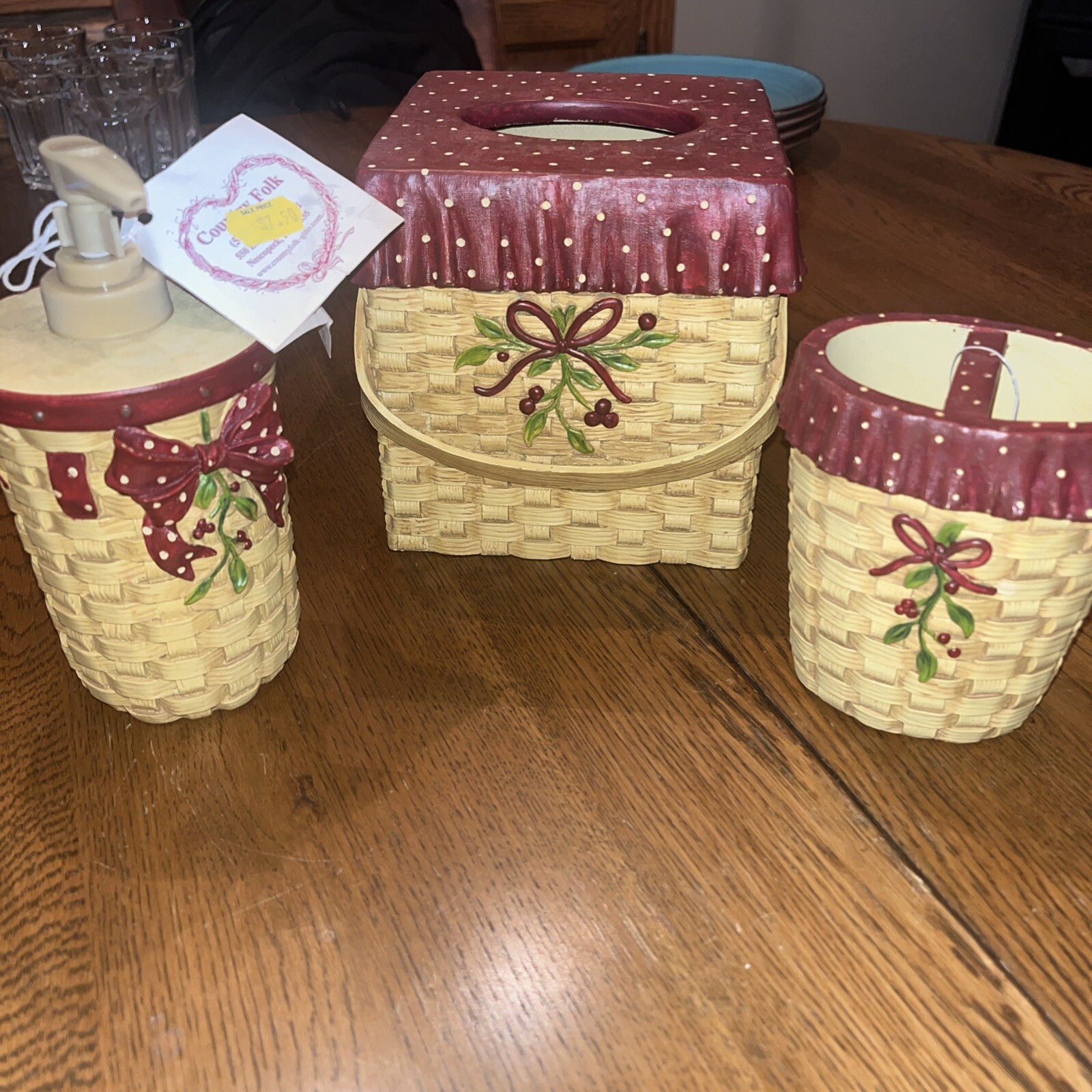 Park Designs 311-620 Thistleberry  Bathroom Set