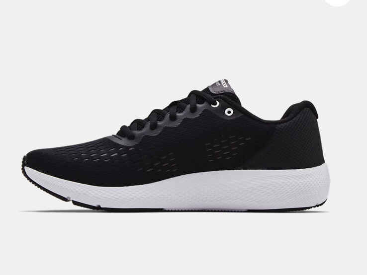 Men UA Under Armour Charged Pursuit 2 SE Running Shoes Black & White 3023865-001