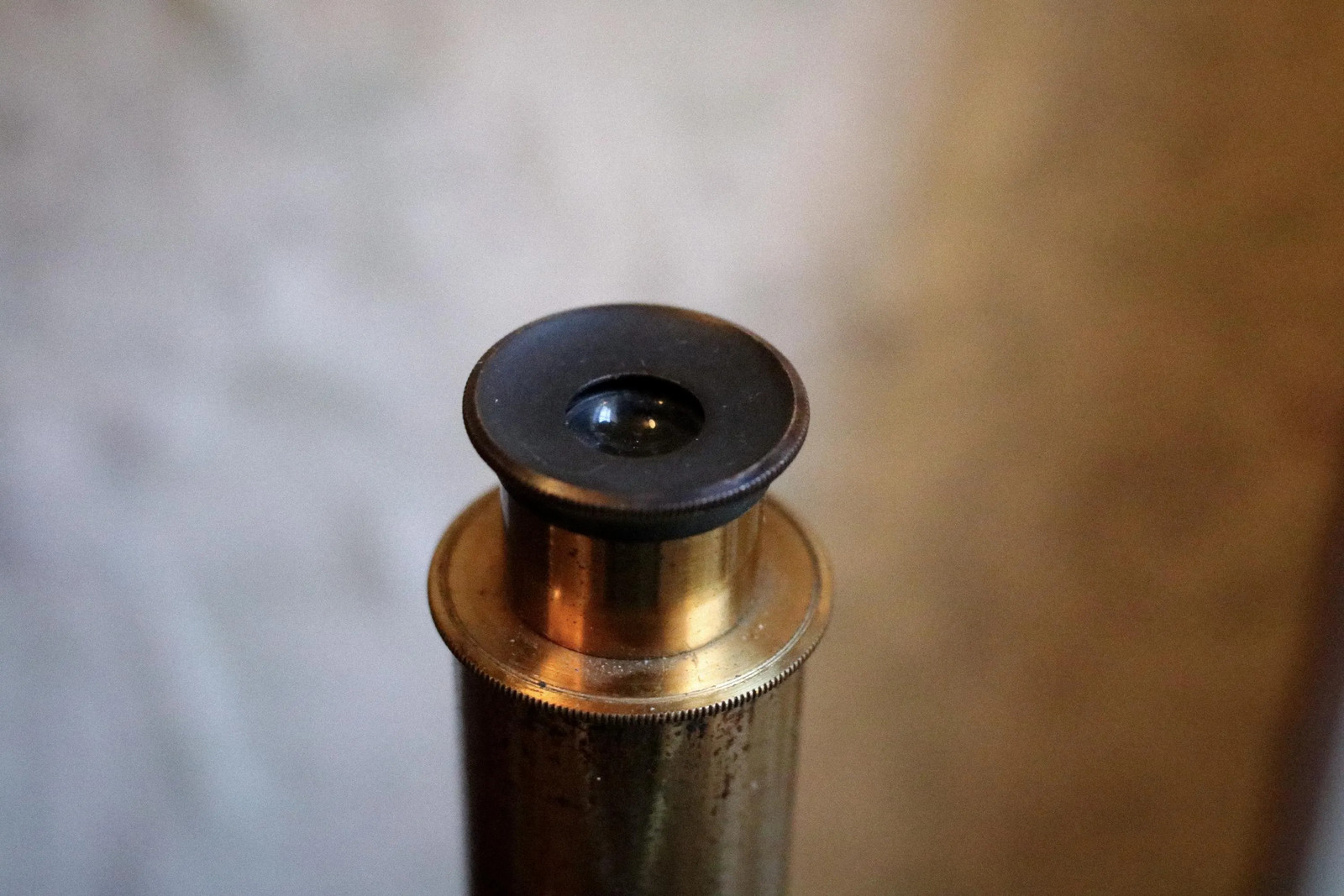 Antique 19th.C Brass Laboratory Microscope