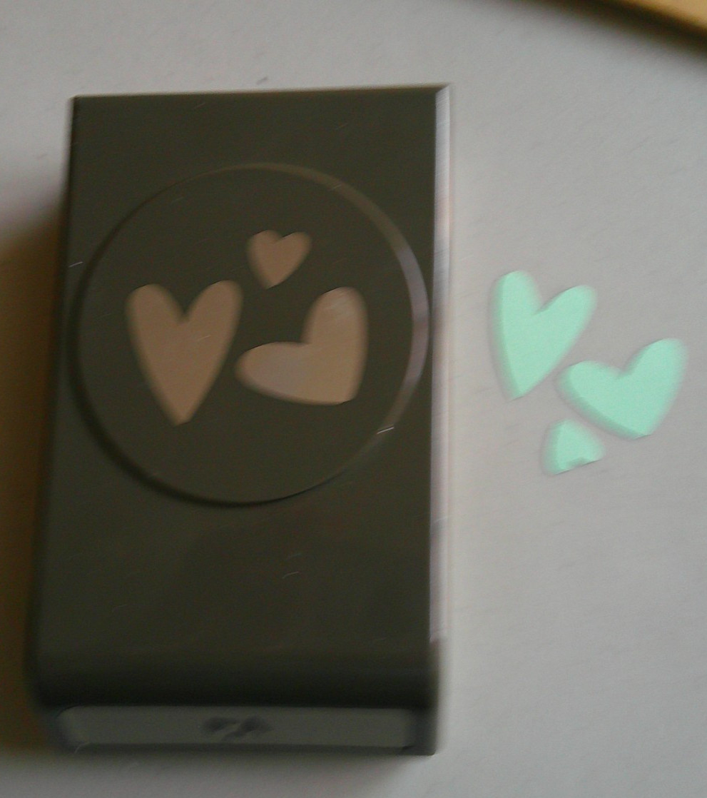 Stampin Up HEARTS TRIO Locking Punch Valentines Day Love Punches Paper Punch