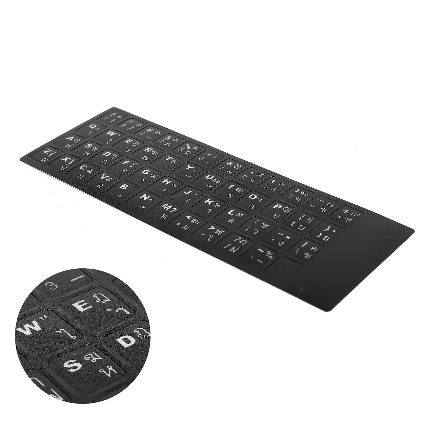 Thai Keyboard Sticker Replacement Keyboard Sticker For Desktop Computer Lapt NEW