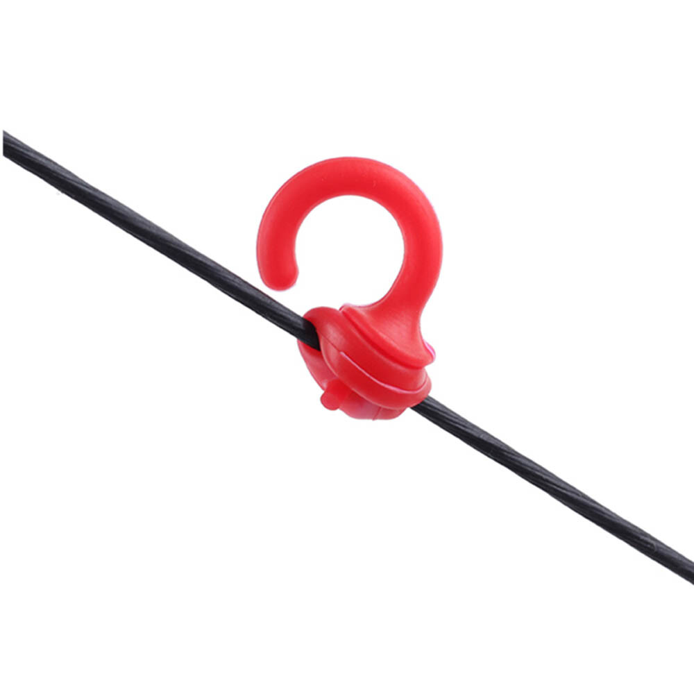 8pcs Archery Compound Bow String Stabilizer Monkey Tail Rubber Silencer Dampener