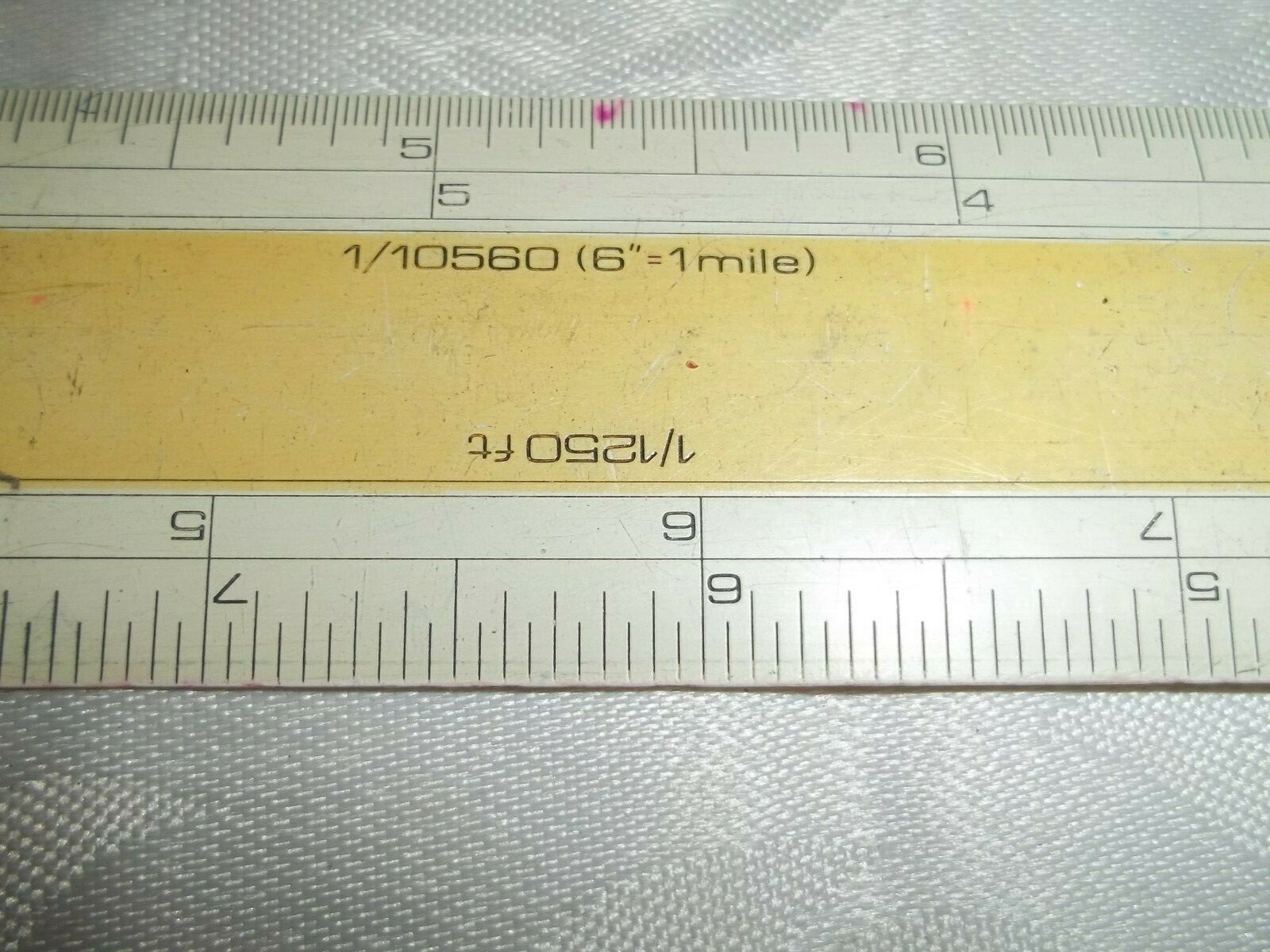 VINTAGE BLUNDELL -V203 SCALE RULER
