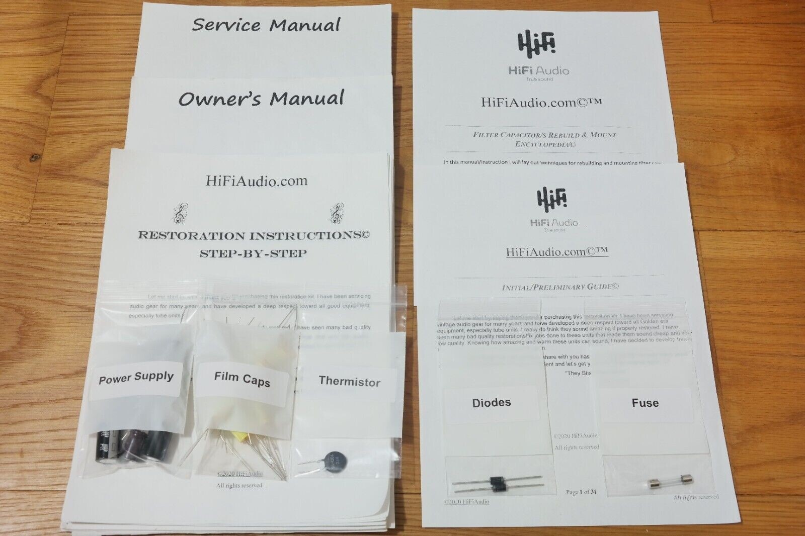 Heathkit AJ-14 tuner restoration kit service recap capacitor fix rebuild