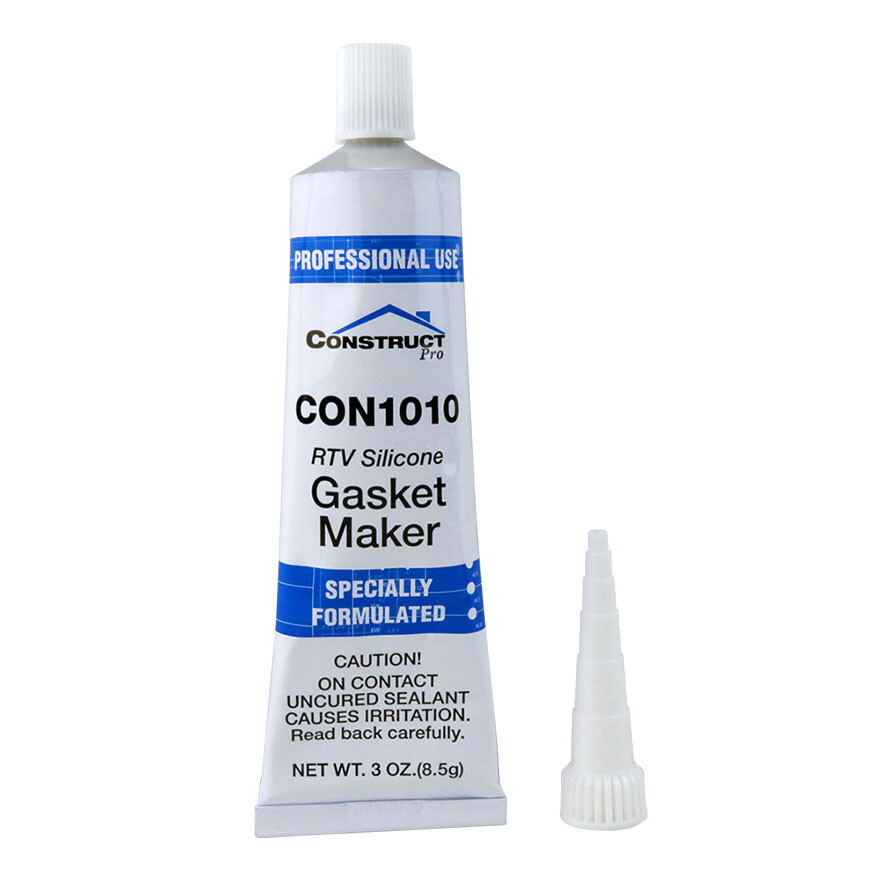 2 Pack Lot Construct Pro RTV Clear Silicone Sealant 3oz 3 Pack Set Gasket Maker