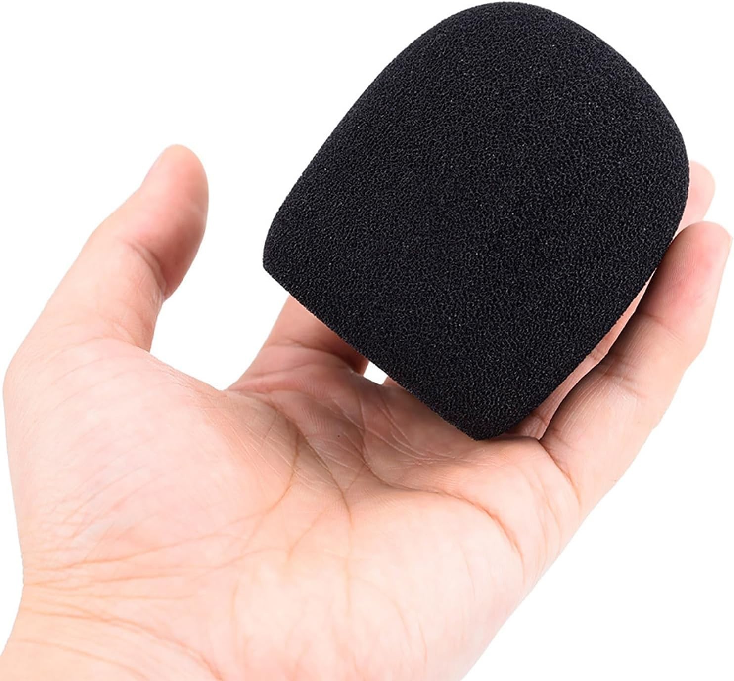Convenient 5 Pack Foam Mic Covers - Sanitary Protection for Performers
