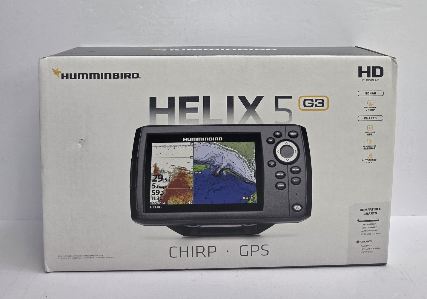 Humminbird HELIX 5 G3 Fishfinder CHIRP GPS (411660-1)