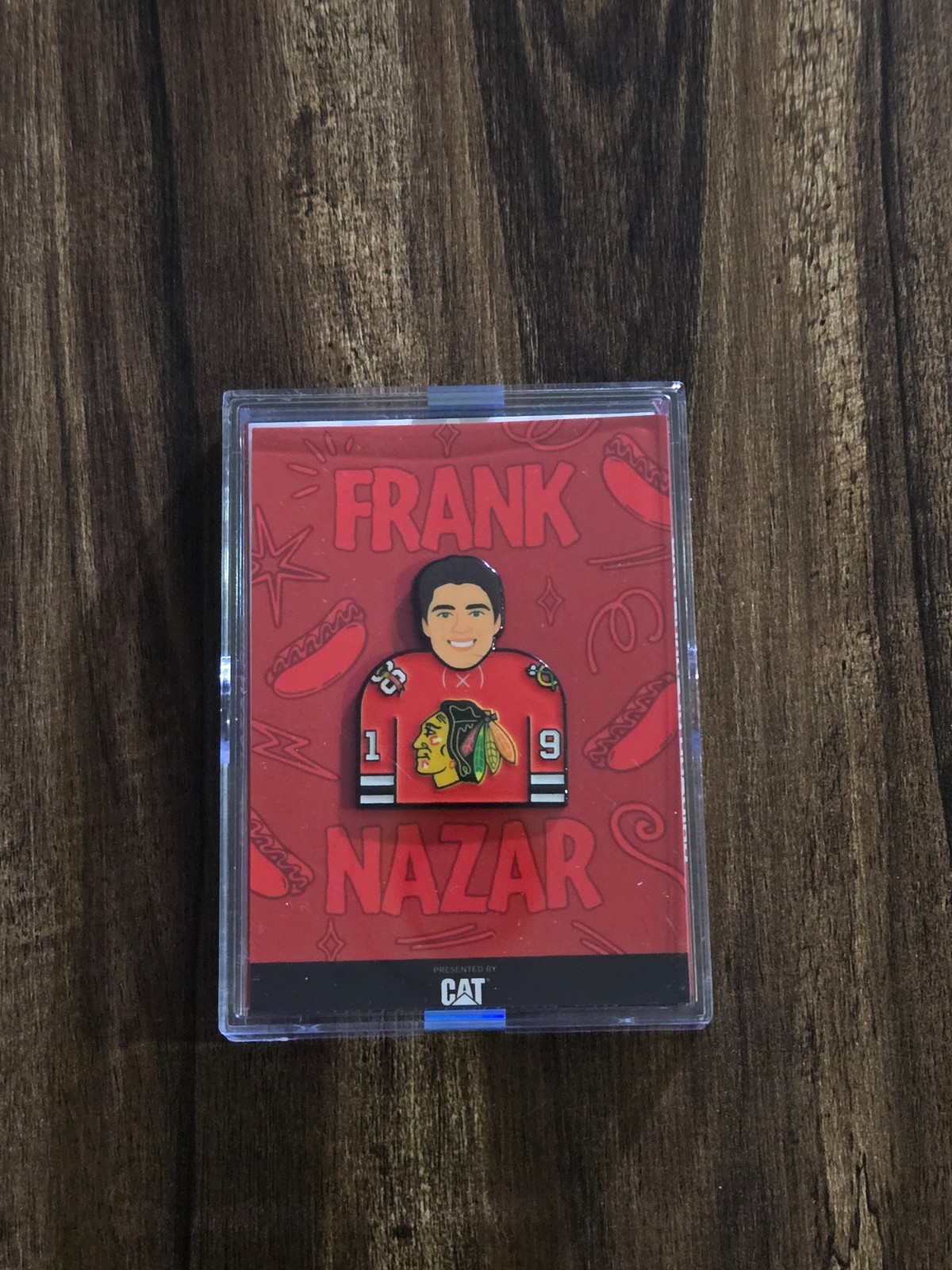 2026 Chicago Blackhawks SGA Frank Nazar Collectible Pin 3/22/26 vs Nashville