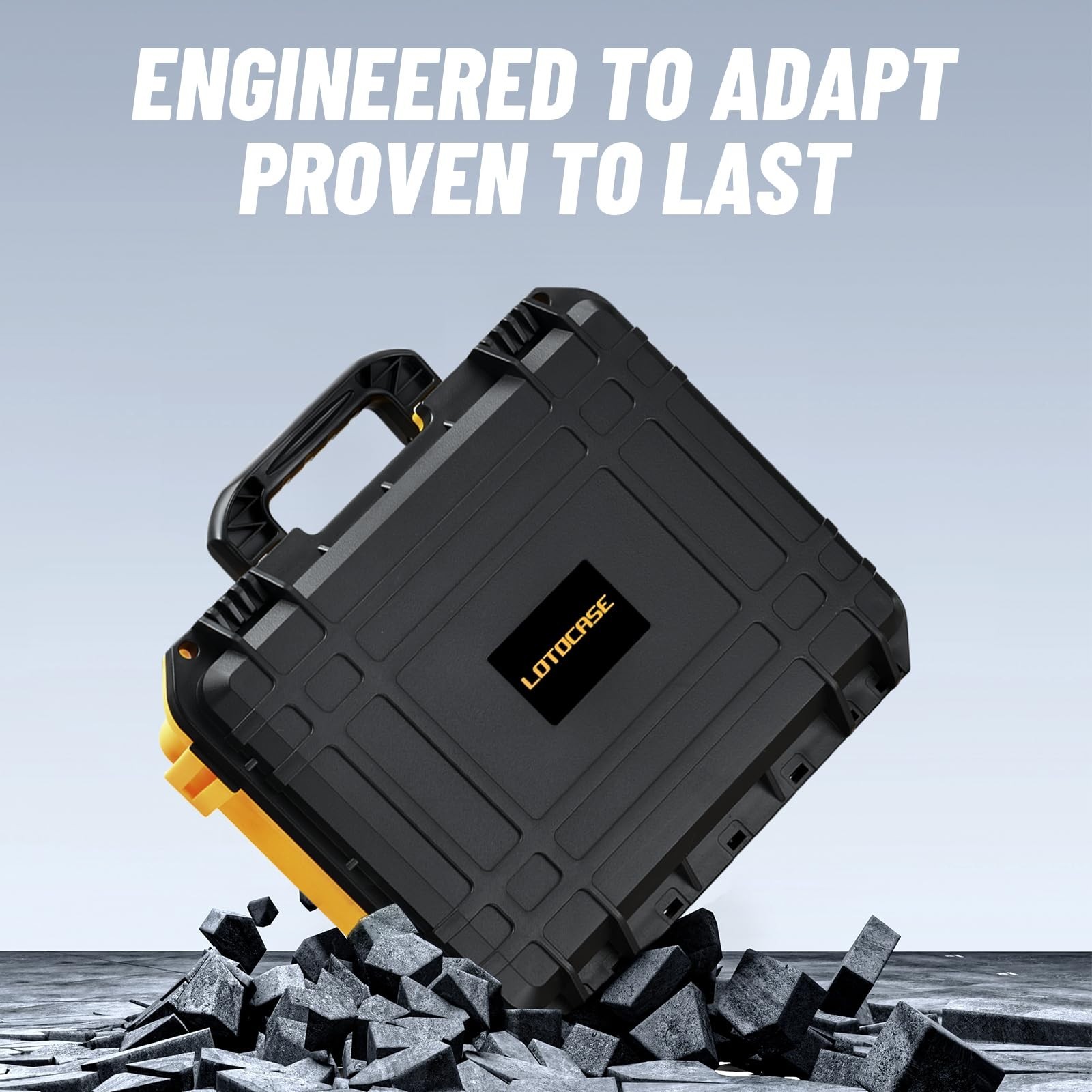 Waterproof Hard Case for Cordless Drill/Impact Driver Set - Custom Foam Insert,