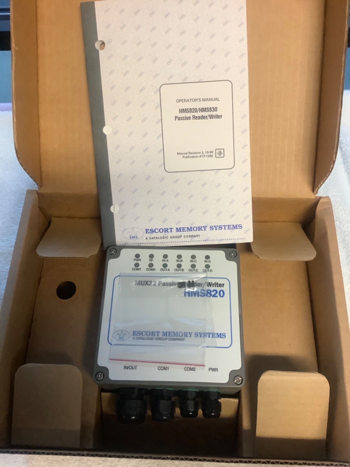 Escort Memory Systems MUX32 Passive Reader/Writer HMS820 NIB