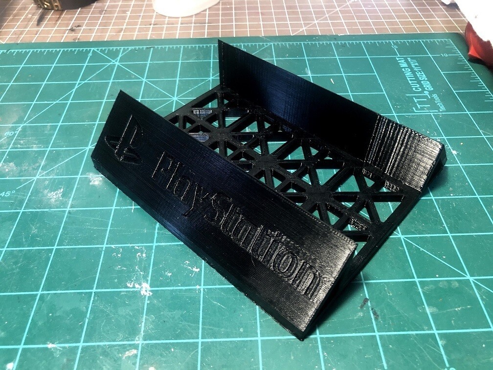 Fat Vertical Stand Original for Sony PlayStation 2 Console Display Case Desk
