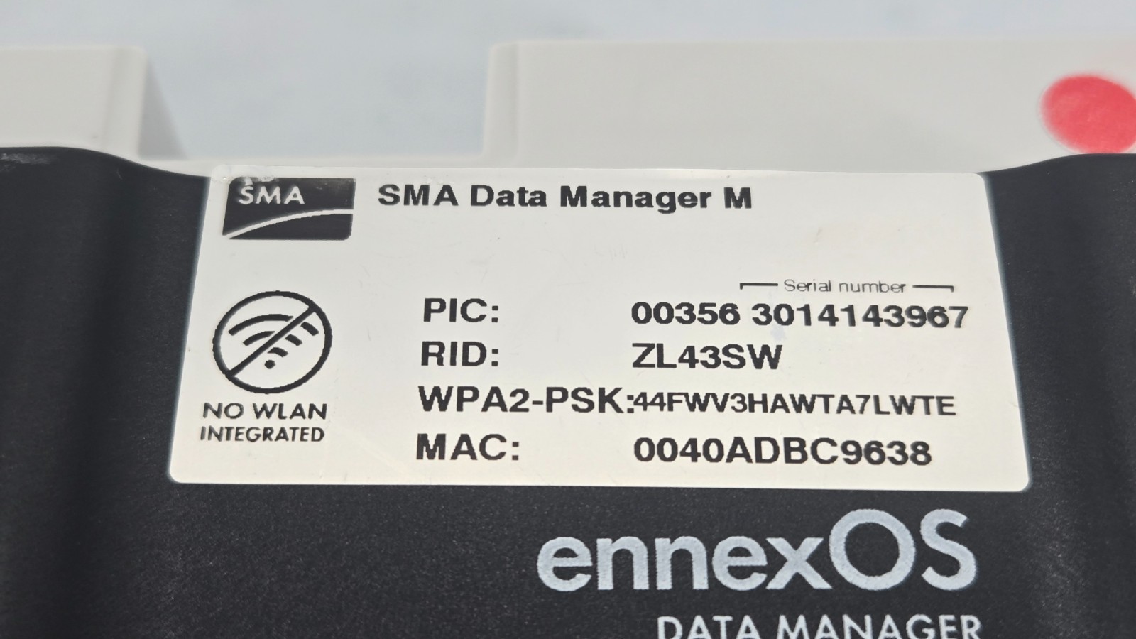 SMA EDMM-US-10 Data Manager M