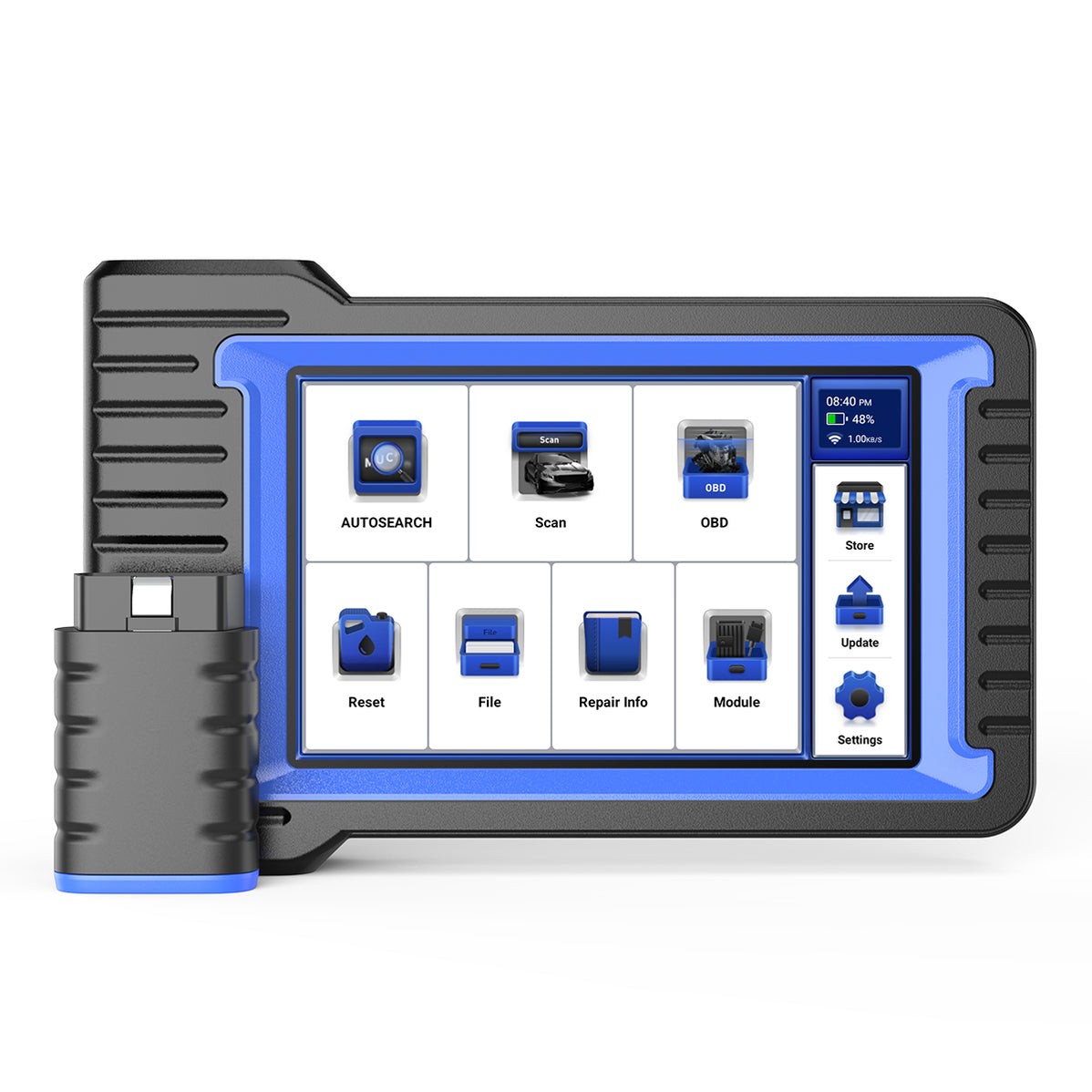 MUCAR VO7S OBD2 Diagnostic Tool Bidirectional Scanner CANFD ECU Coding 28+Resets