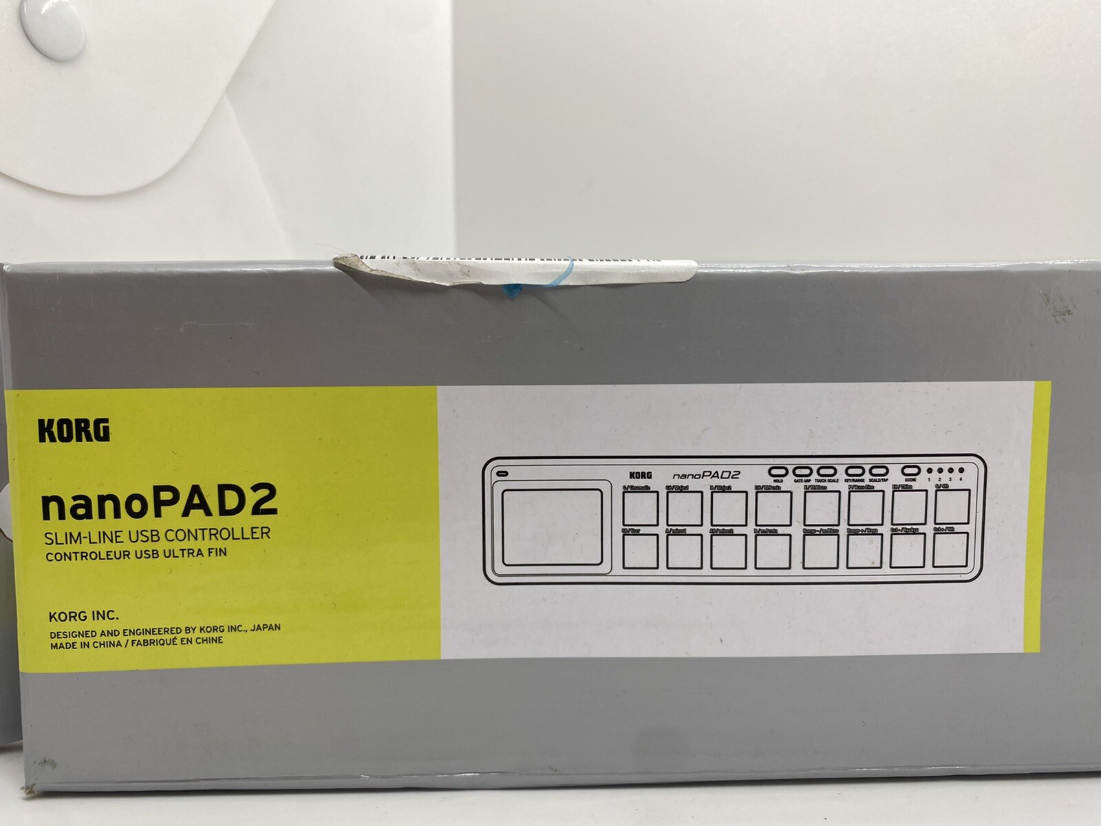 Korg nanoPAD2 Slim-Line USB MIDI Controller (Black) - Free Shipping