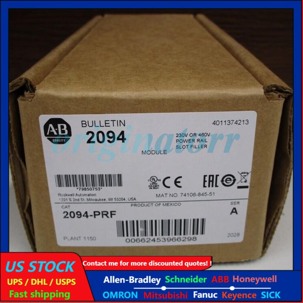 ALLEN BRADLEY 2094-PRF Slot Filler Power Rail 230V or 460V Ser A NEW AB 2094-PRF