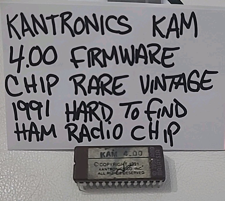 Kantronics KAM 4.00 Firmware Ham Radio Chip Rare Vintage 1991  Hard To Find