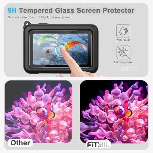FitStill DJI OSMO Action Accessories Kit Waterproof Case, Screen Protector