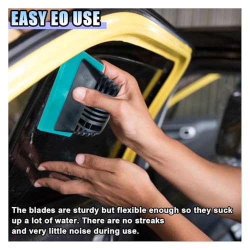 Small Squeegee, PPF Window Tint Squeegee, Rubber Non-Slip Handle Tint Blue