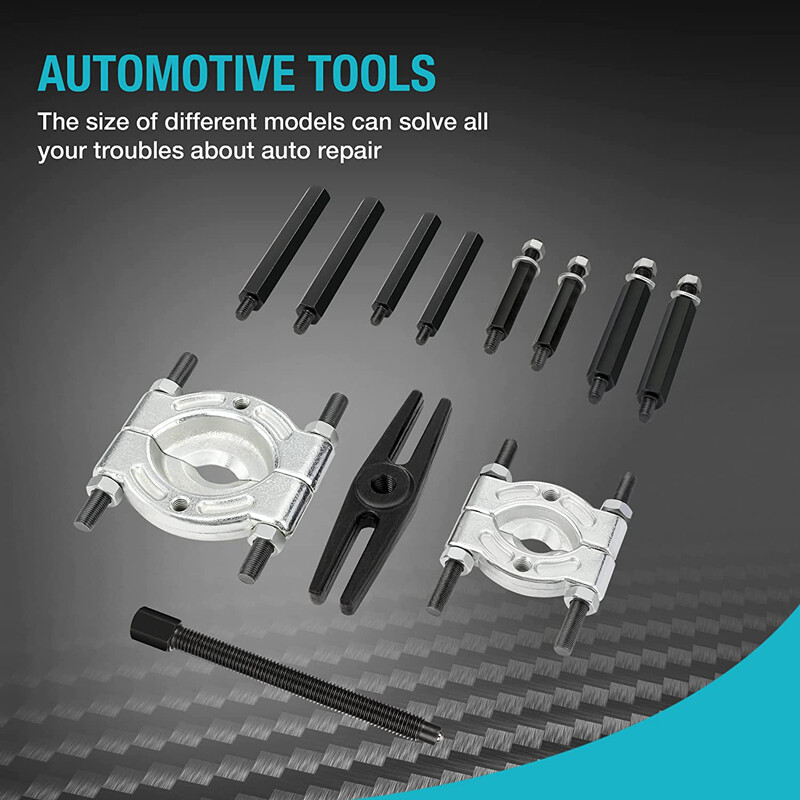 DURATECH 12PCS Bearing Puller Set 5-ton Flywheel Separator Tool Gear Puller Kits