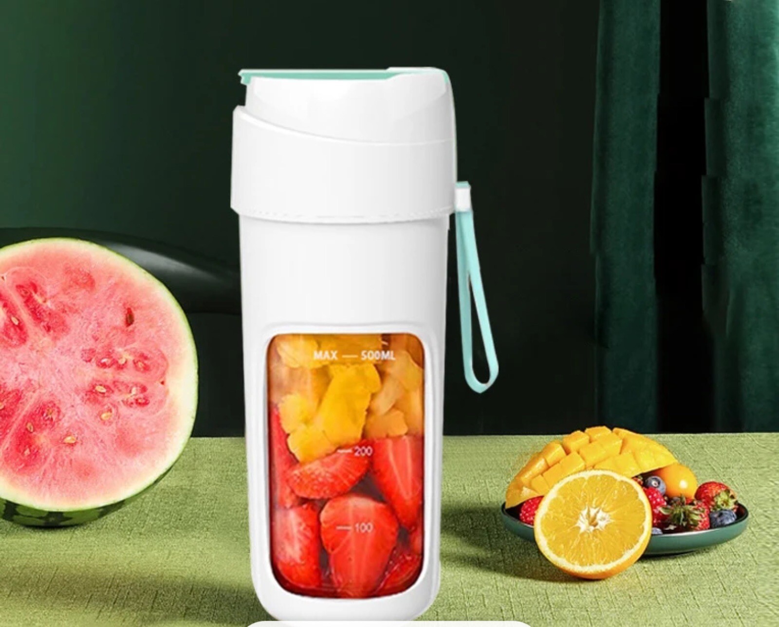 Portable Blender Cordless juicer Mini Blender Rechargeable Fresh USB 500 Ml
