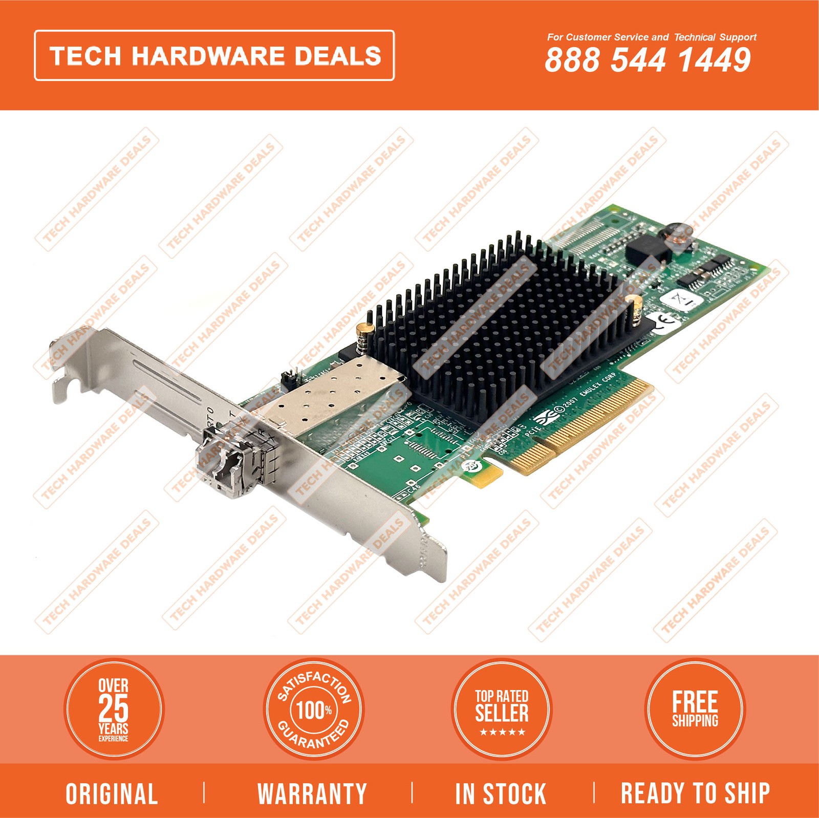 LPE12000-M8-HP    HP StorageWorks 81E 8Gb Single Port PCIe Fibre Channel Host Bu