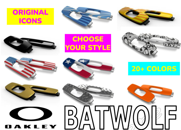 OAKLEY BATWOLF 9101 Original Icon Kit: 20+ COLORS 😎 Update Your Style!
