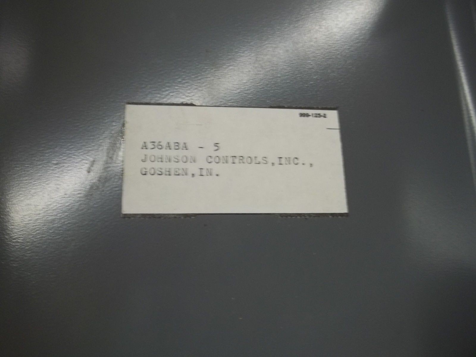 JOHNSON CONTROLS A36ABA-5 TEMPERATURE CONTROL NSMP