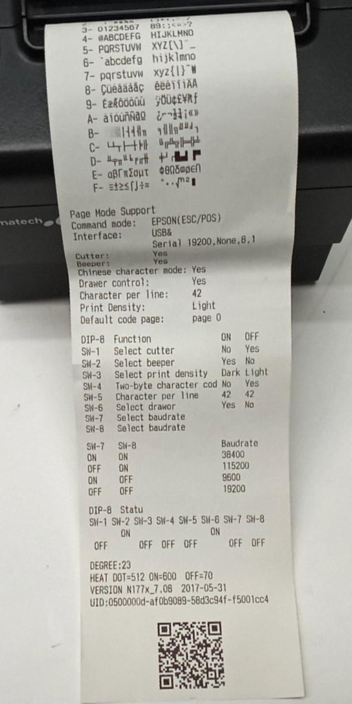 Bematech LR2000 Desktop Thermal Receipt Printer with USB Cable +WC698