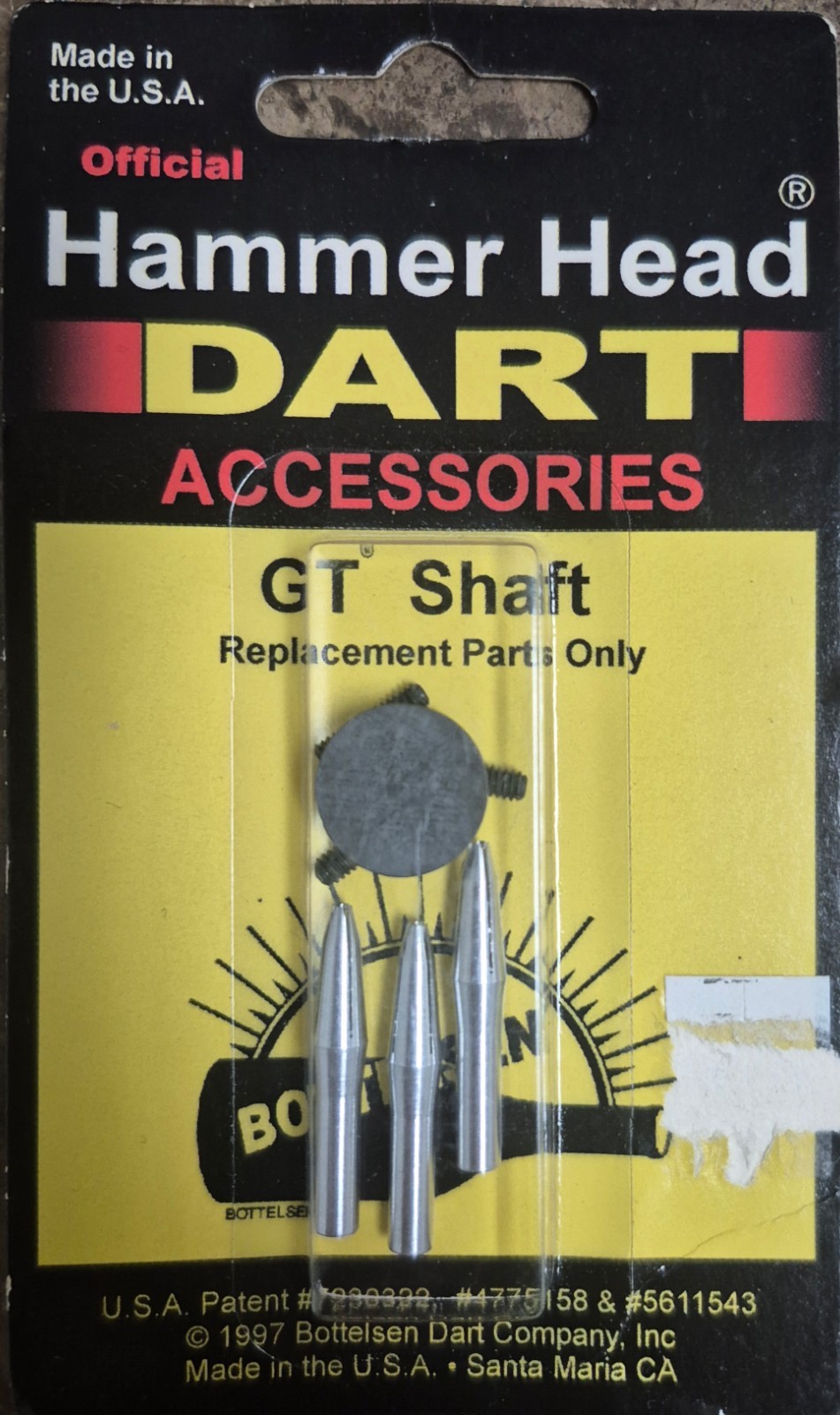 Bottelson GT Shafts silver medium screw type