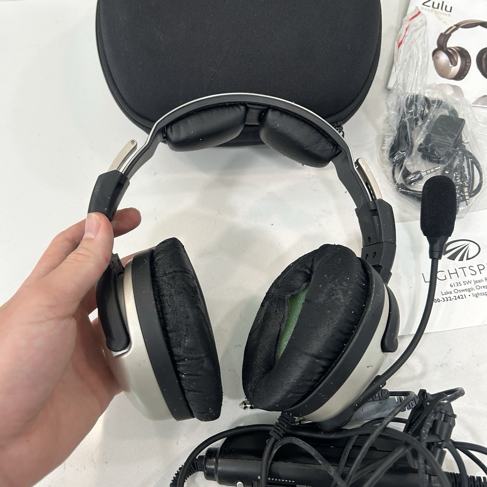 Lightspeed Zulu ANR Bluetooth Aviation Headset