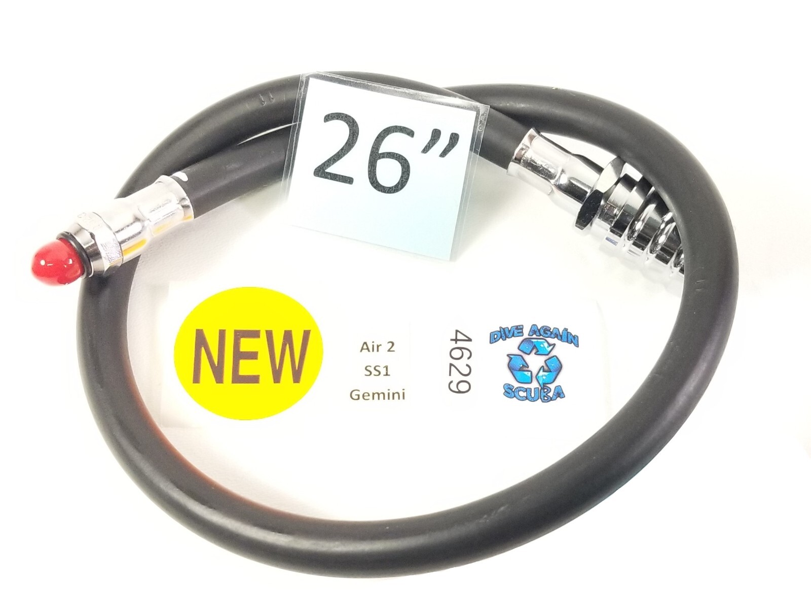 NEW BCD BC Octo QD Inflator Hose Air Source 26" Scuba Dive for Scubapro Air 2
